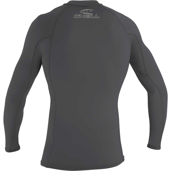 2025 O'Neill Mens Basic Skins Langarm Rash Guard 3342 - Graphit